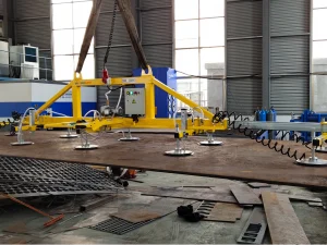 AC vacuum lifter for steel plate handling