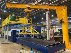Custom jib crane up to 2500 kg load capacity