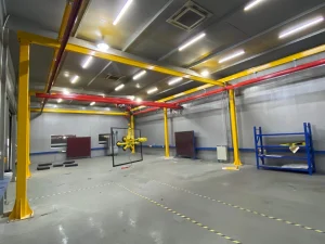 Custom overhead bridge crane span and runway length