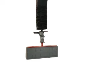 Custom suction pad for precast cement product vacuum lifting