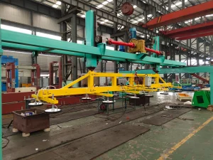 Electric vacuum lifter for heavy steel plate loading and unloading