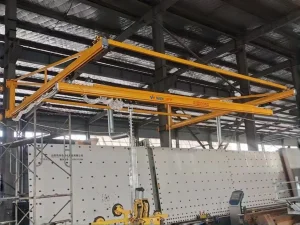 Single-sided column overhead bridge crane