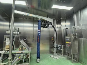Stainless steel column mounted jib crane arm