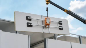 Vacuum lifter for cold storage panel installation