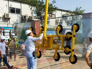 WO-BLHWS h large battery manual glass vacuum lifter