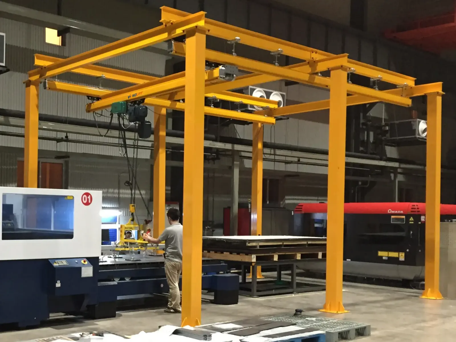 WOLIFT 1000 kg Bridge Rail System