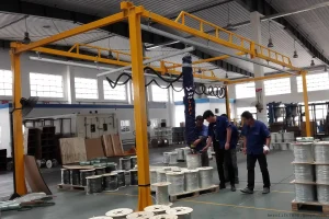 WOLIFT Tube Lifter with Overhead Bridge Track System
