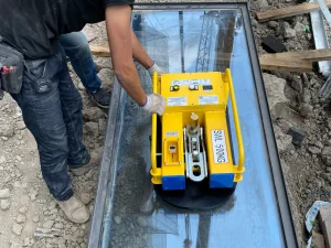 WOLIFT battery manual glass vacuum lifter for curtain wall installation