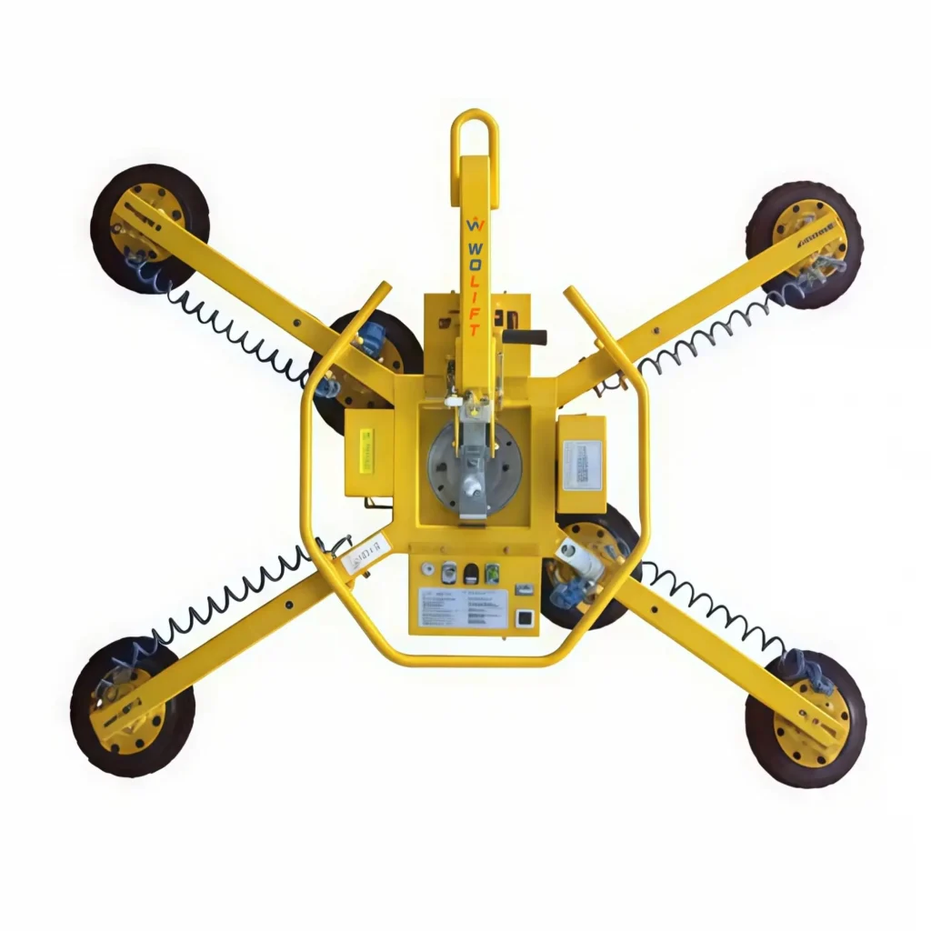 Battery Manual Glass Vacuum Lifter for Outdoor Installation