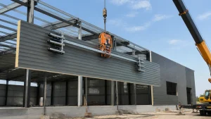 Wall panel vacuum lifter with 0-90 degree wall panel tilting