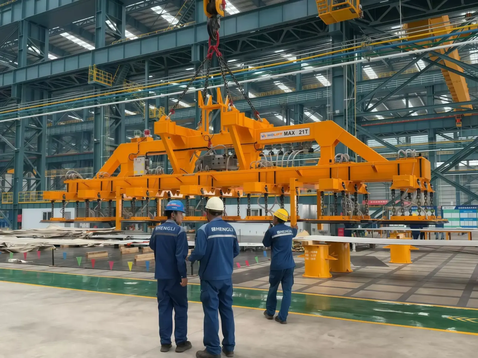 Sheet metal handling vacuum lifter cases for steel plates aluminum sheets and metal panels
