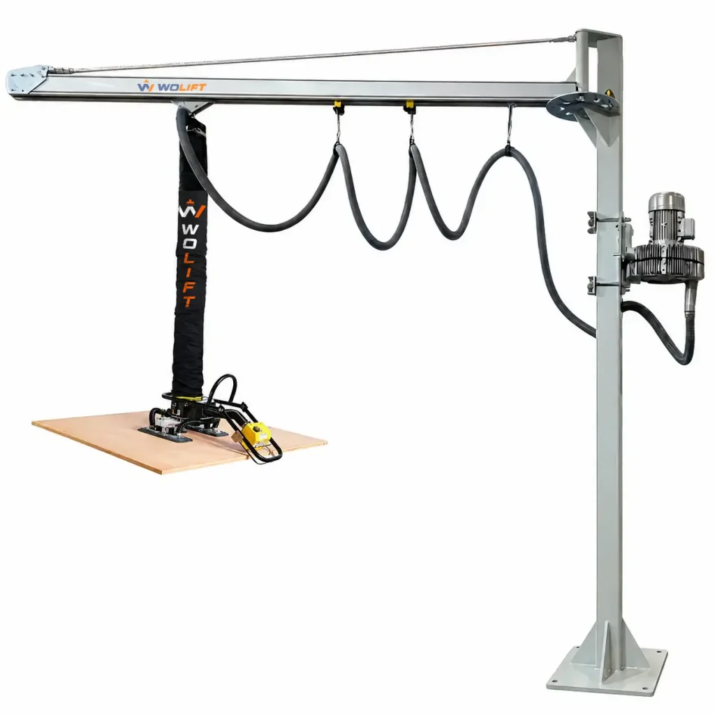 Vacuum Tube Lifters for Wood Boards and Cement Products