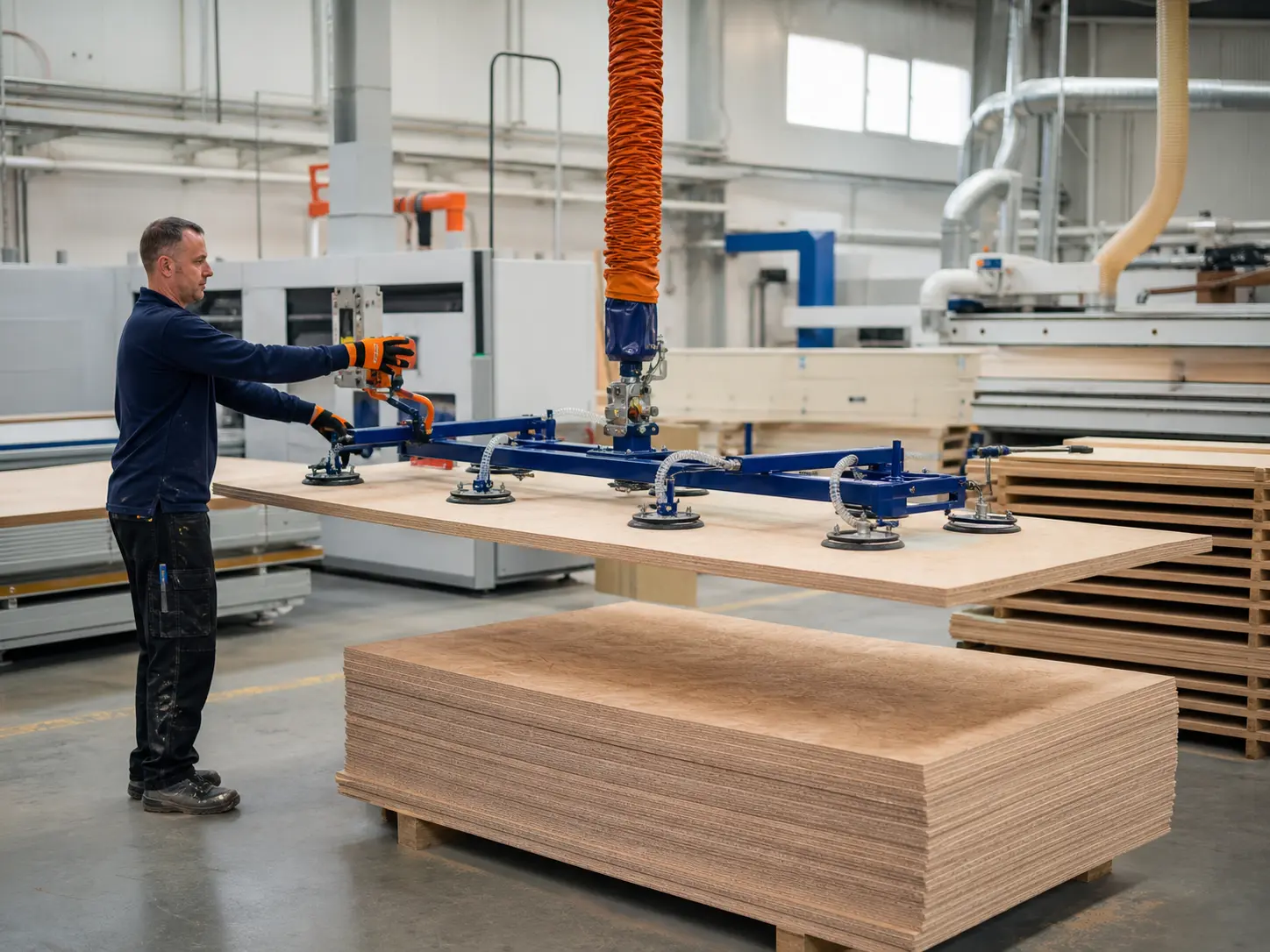 Wood Products Handling Vacuum Handling Application Case