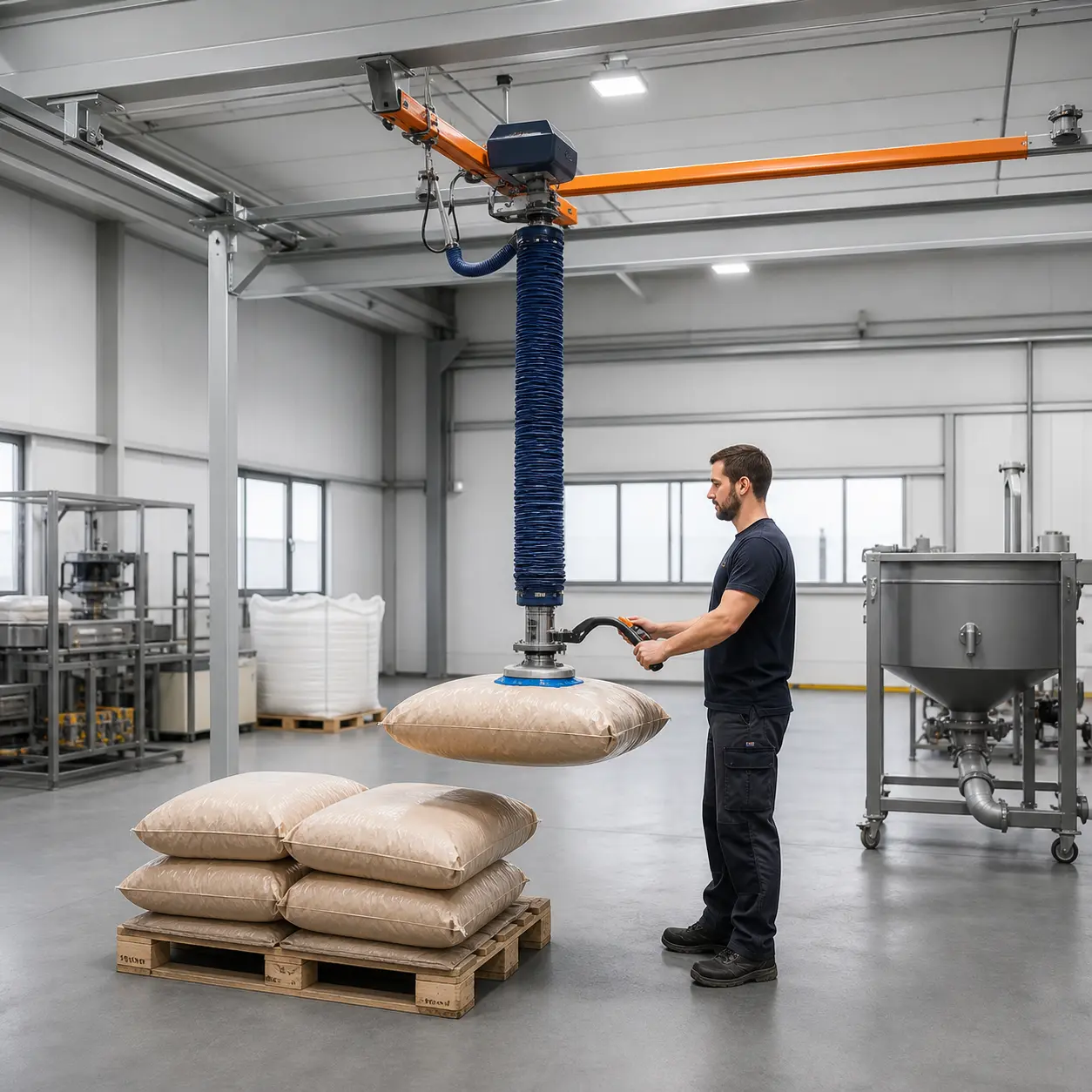 Bag / Sack Handling Vacuum Handling Application Case